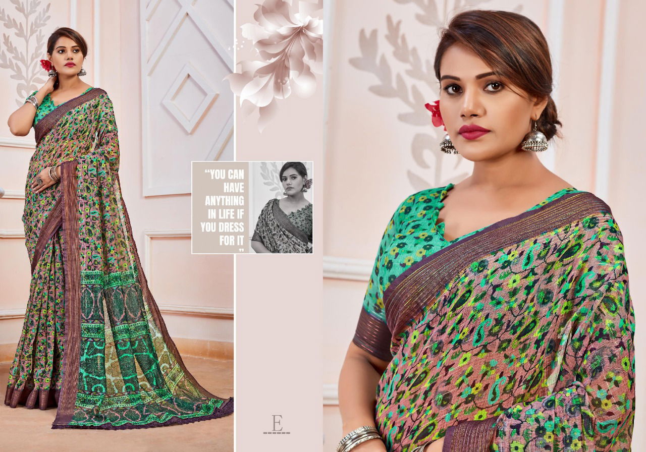 Ynf Konigin Cotton Casual Wear Digital Printed Ltaest Saree Collection